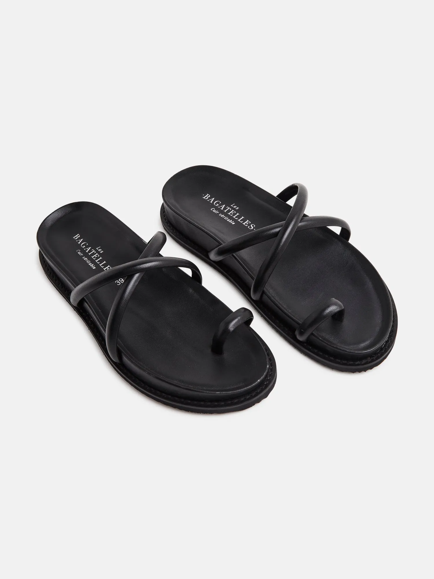 ABHINAYA Mule neutre en cuir