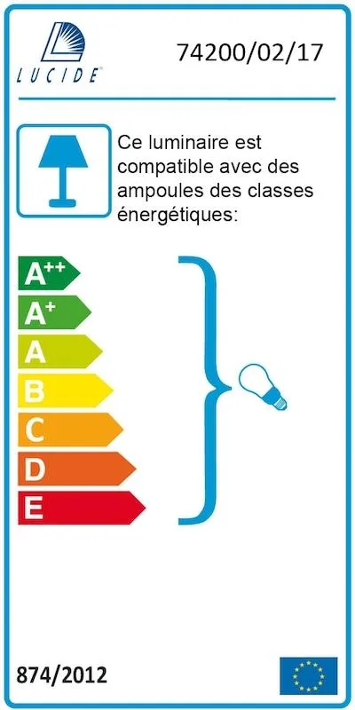 Applique cuivre Lucide Vivana Cuivre Aluminium