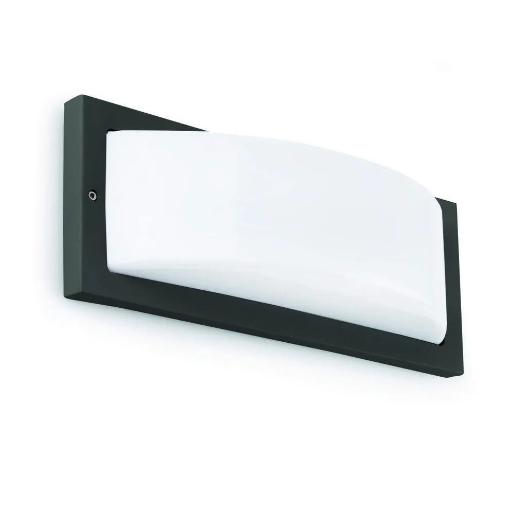 Applique extérieure design Faro Natron Gris anthracite Aluminium brossé