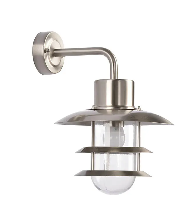 Applique extérieures design Corep Nazare Gris Acier inoxydable