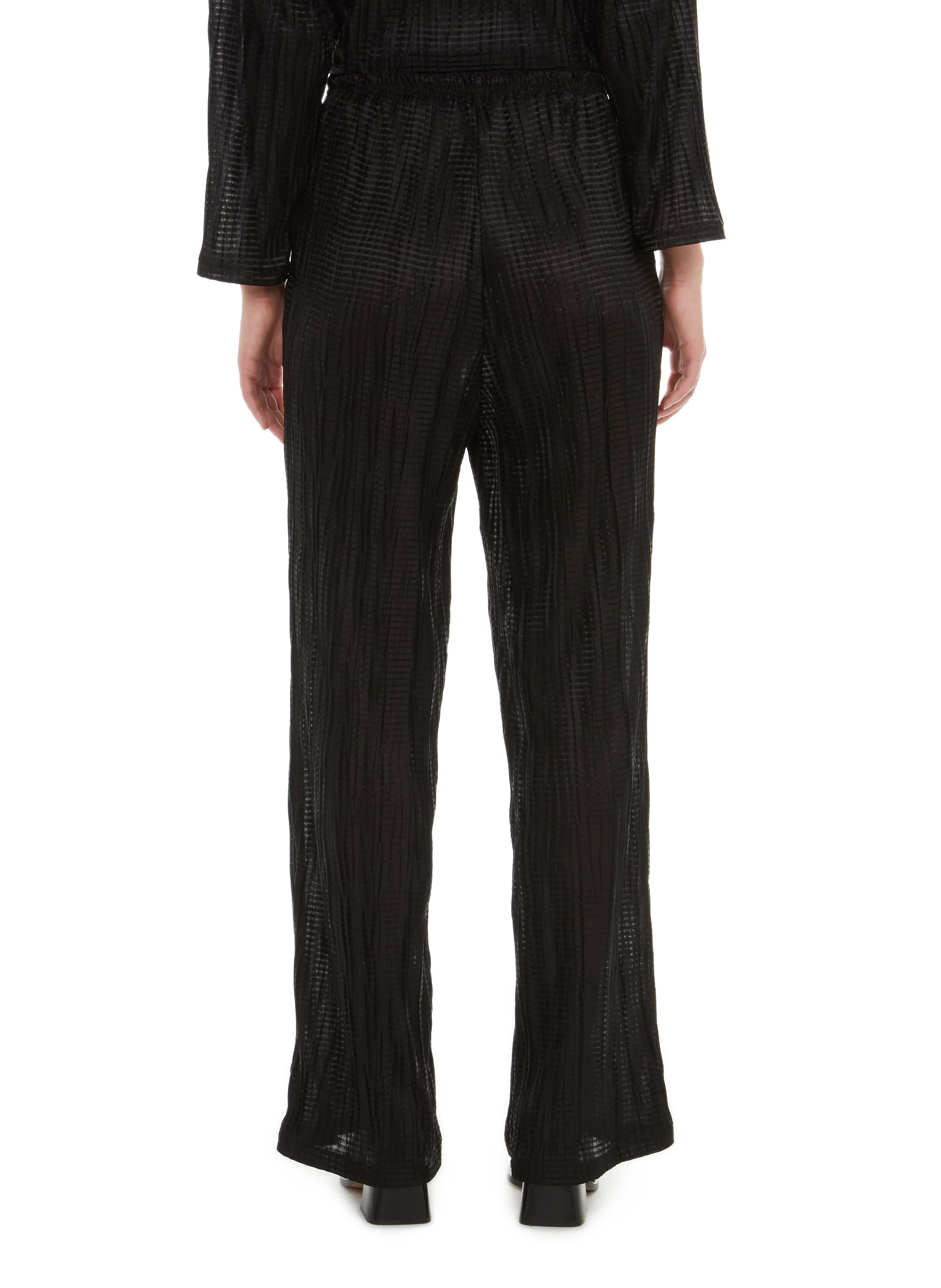 AU PRINTEMPS PARIS  Pantalon plissé  - Noir