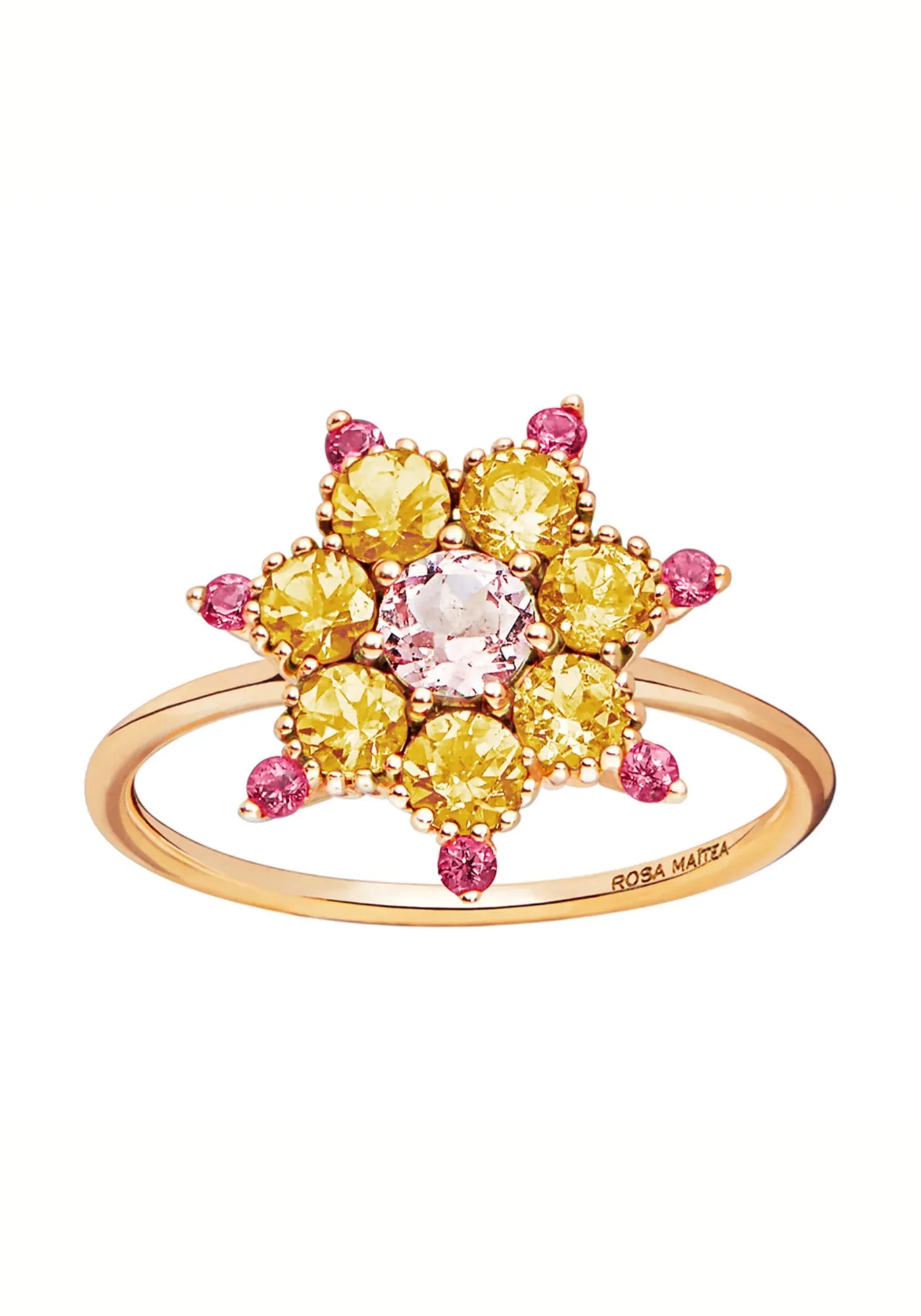 Bague en or jaune Fantasia