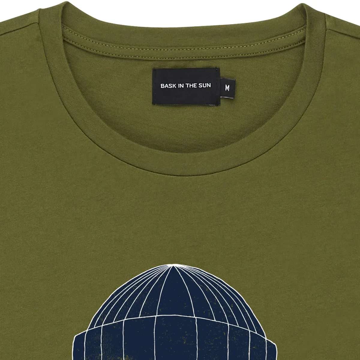 Bask in the sun - T-shirt khaki smoking pipe