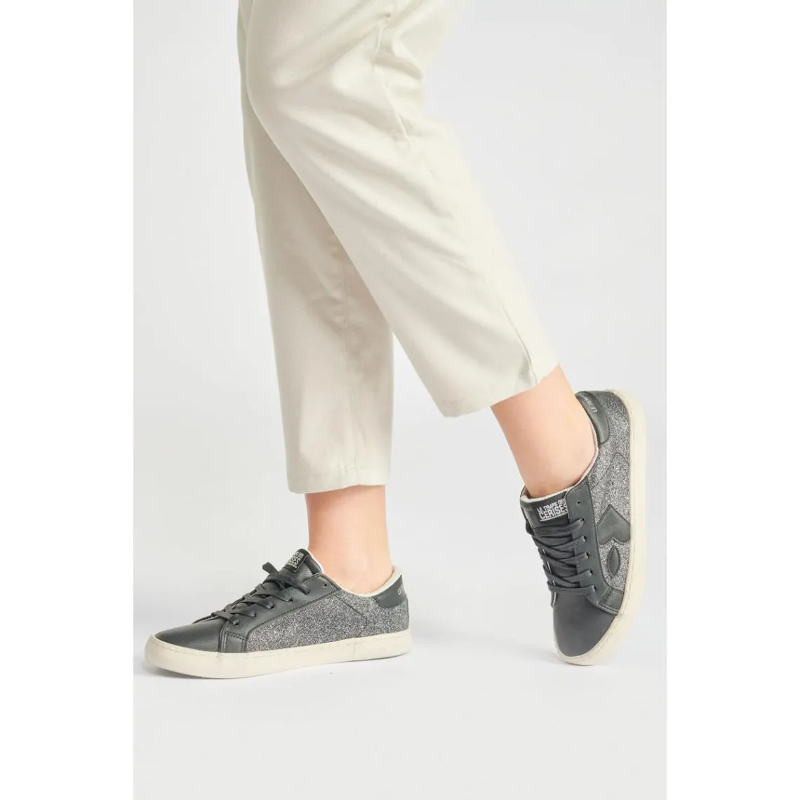 Basket femme noires à paillettes Austin Yas | 3 Suisses