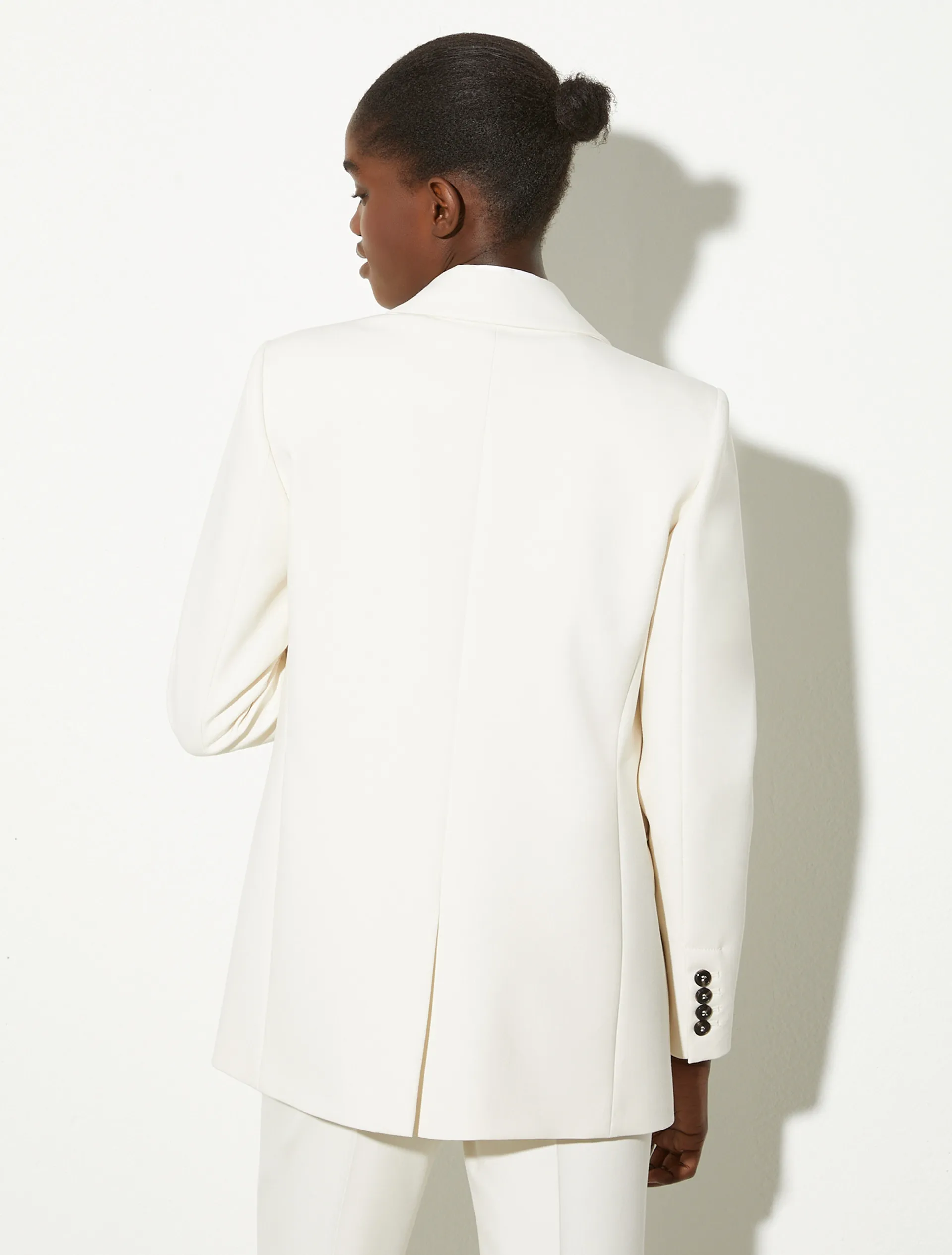 Blazer en toile à double tissage