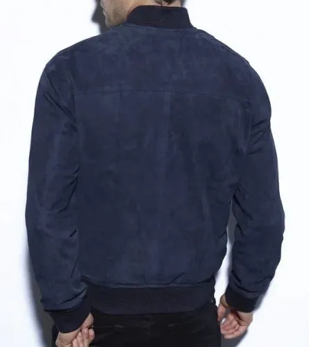 BLOUSON CUIR DAYTONA73  HOMME TIDAN NAVY 