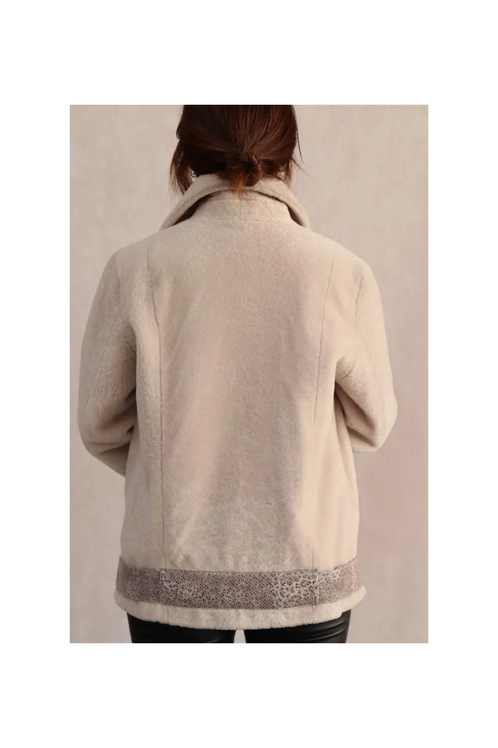 BLOUSON PEAU LAINEE FEMME : 19460