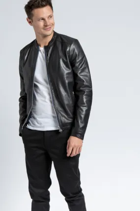 blouson perfore en agneau