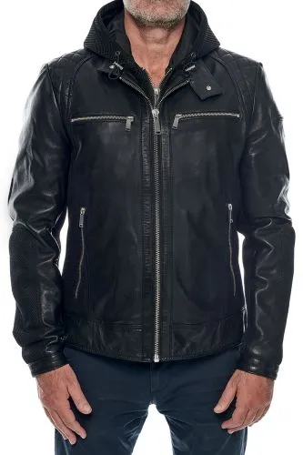 Blouson Redskins Homme Mayson Square Black.