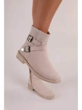 Boot - 450gr - Beige Suede - Boots