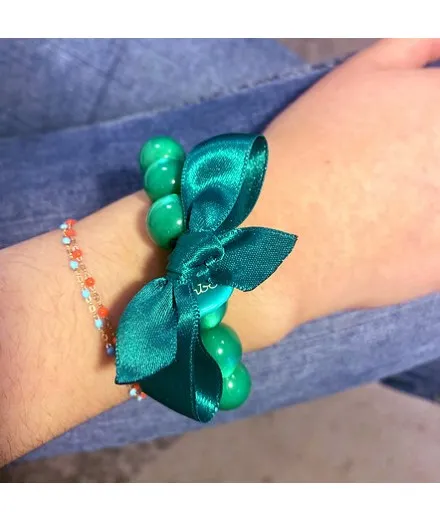 bracelet "une bulle" trio vert/jaune/bleu