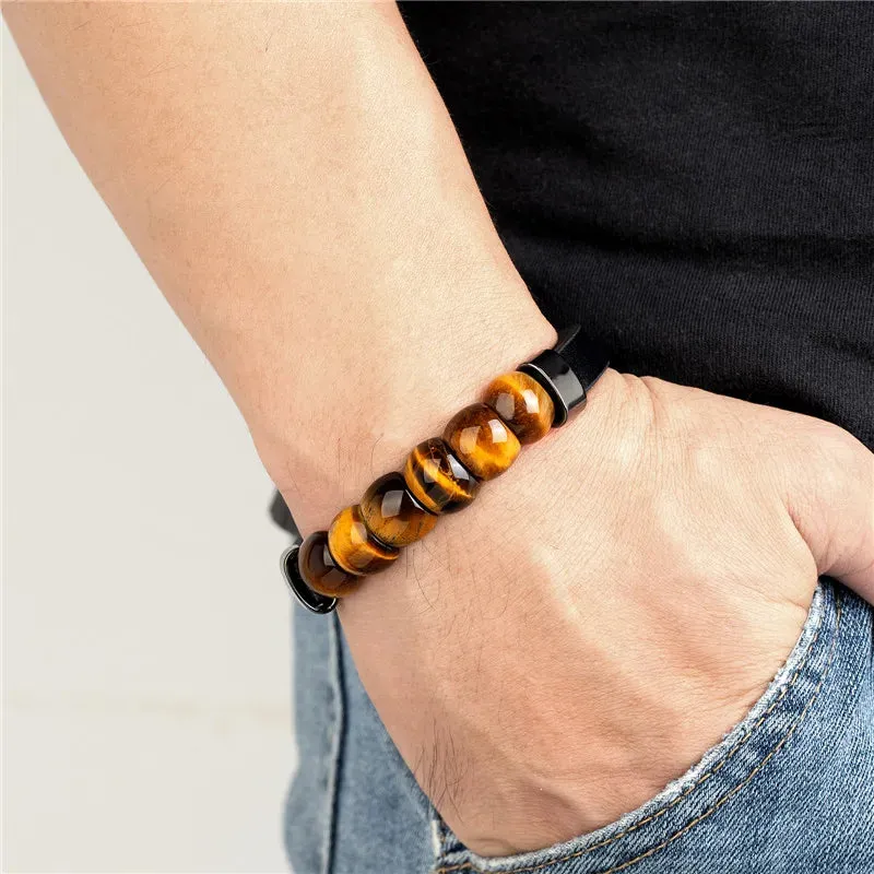 Bracelets Homme en il de Tigre