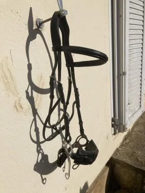 Bridon hackamore Dyon noir