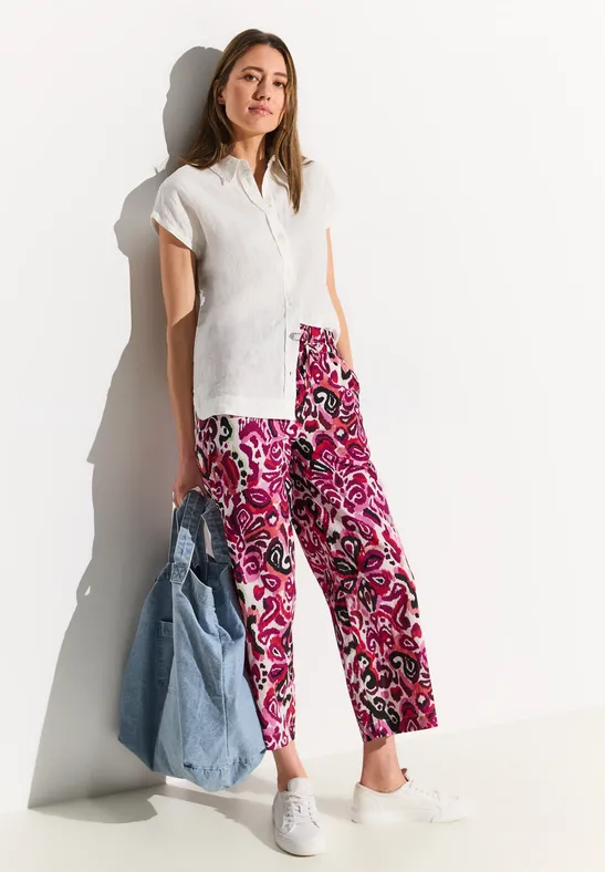 CECIL Pantalon 7/8 à jambes larges  - Style NEELE