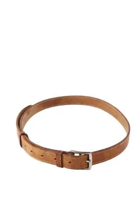 Ceinture en cuir en cuir Hermès marron. Matière principale cuir.