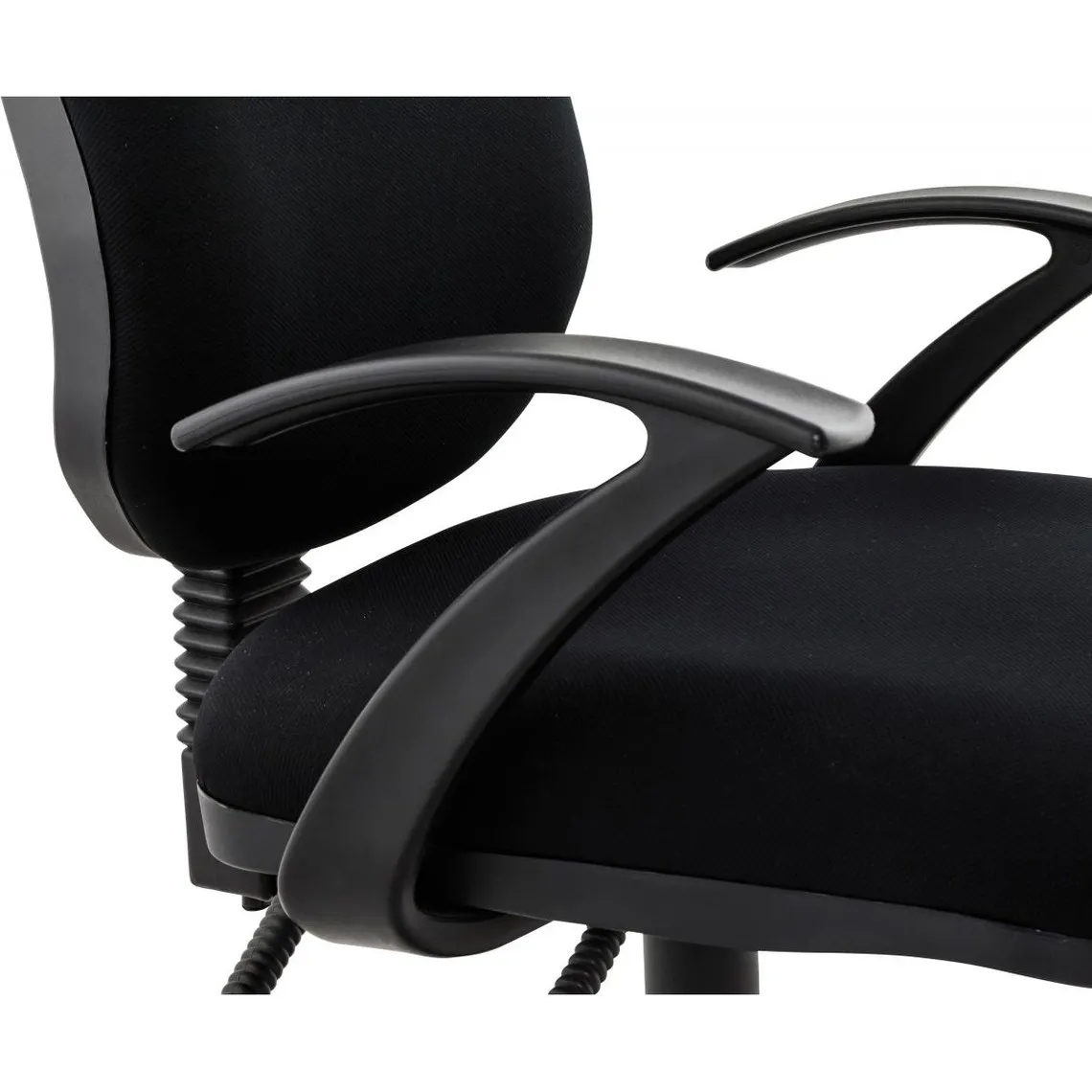 Chaise de bureau tissu noir design MARTIN | 3 Suisses