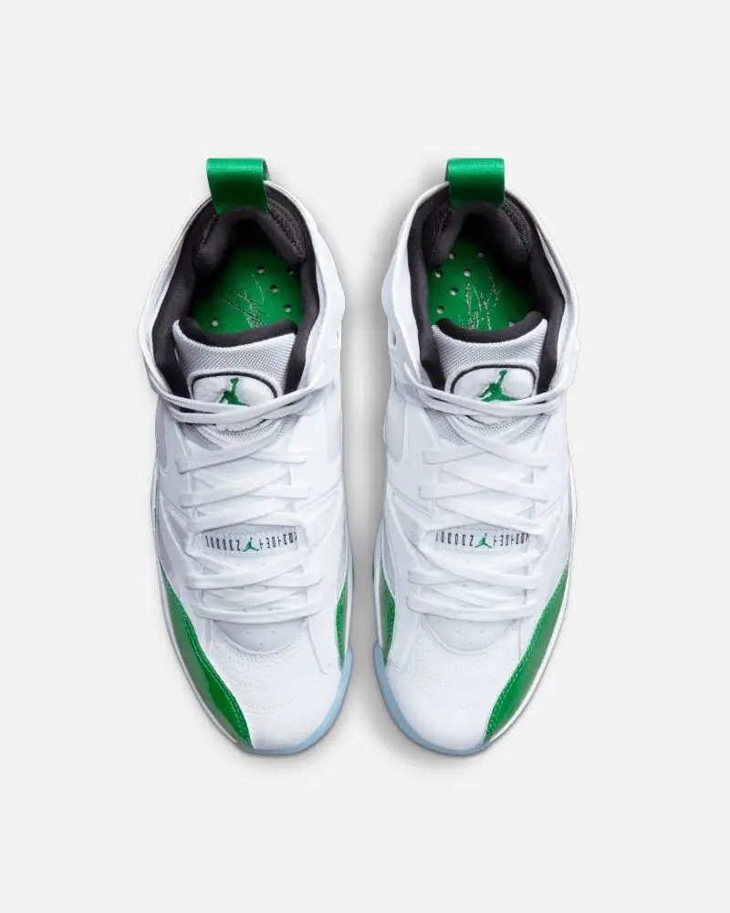 Chaussures Nike Jordan Jumpman Two Trey Blanc & Vert pour homme
