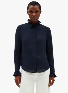 CHEMISE COL VICTORIEN EN CRêPE - CLAUDIE PIERLOT pour FEMME | Printemps