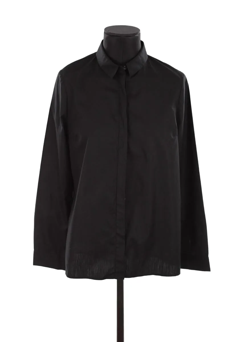 Chemise en coton Claudie Pierlot noir. Matière principale coton. Taille 40.