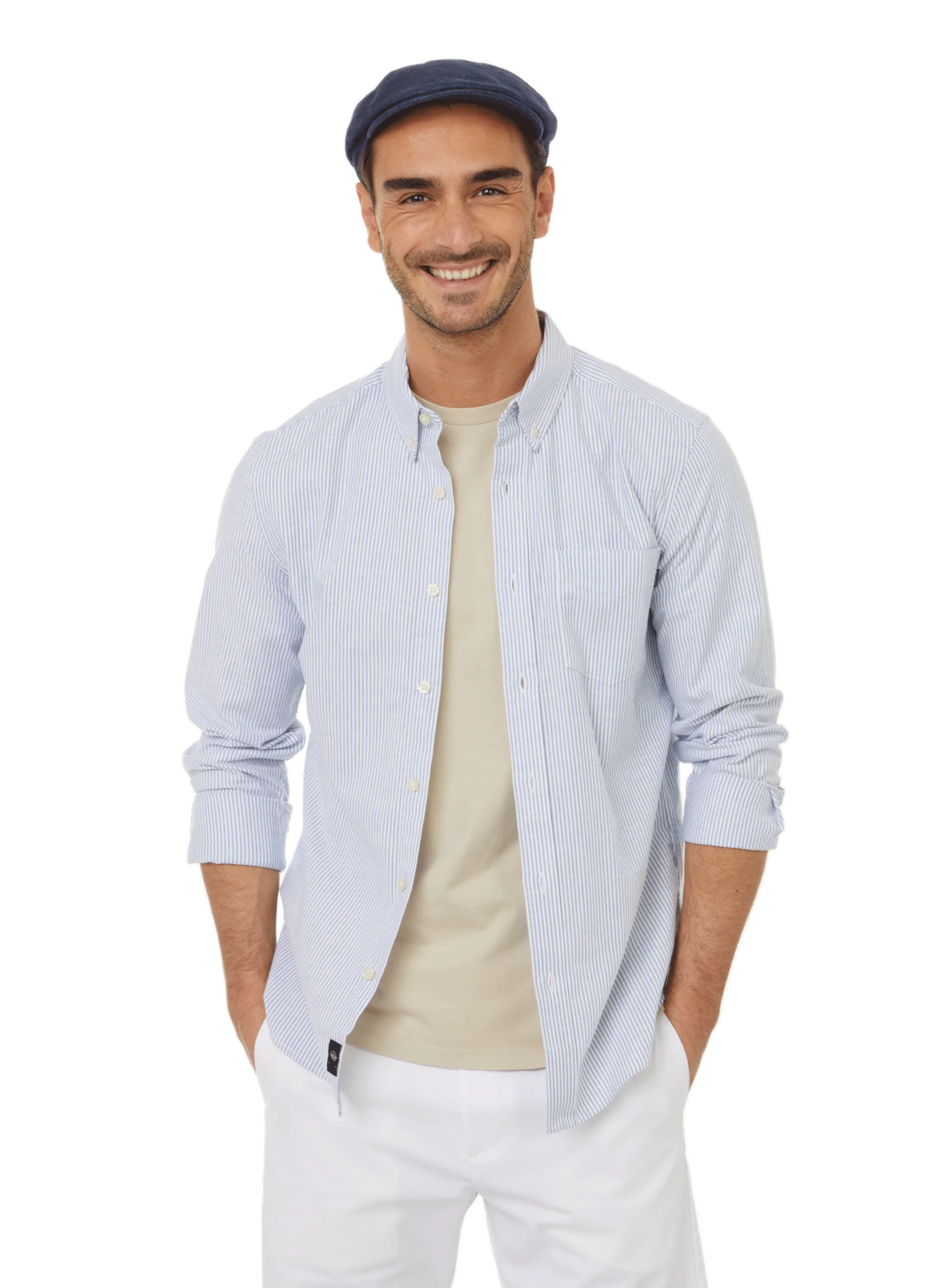 CHEMISE RAYé EN COTON - DOCKERS pour HOMME | Printemps