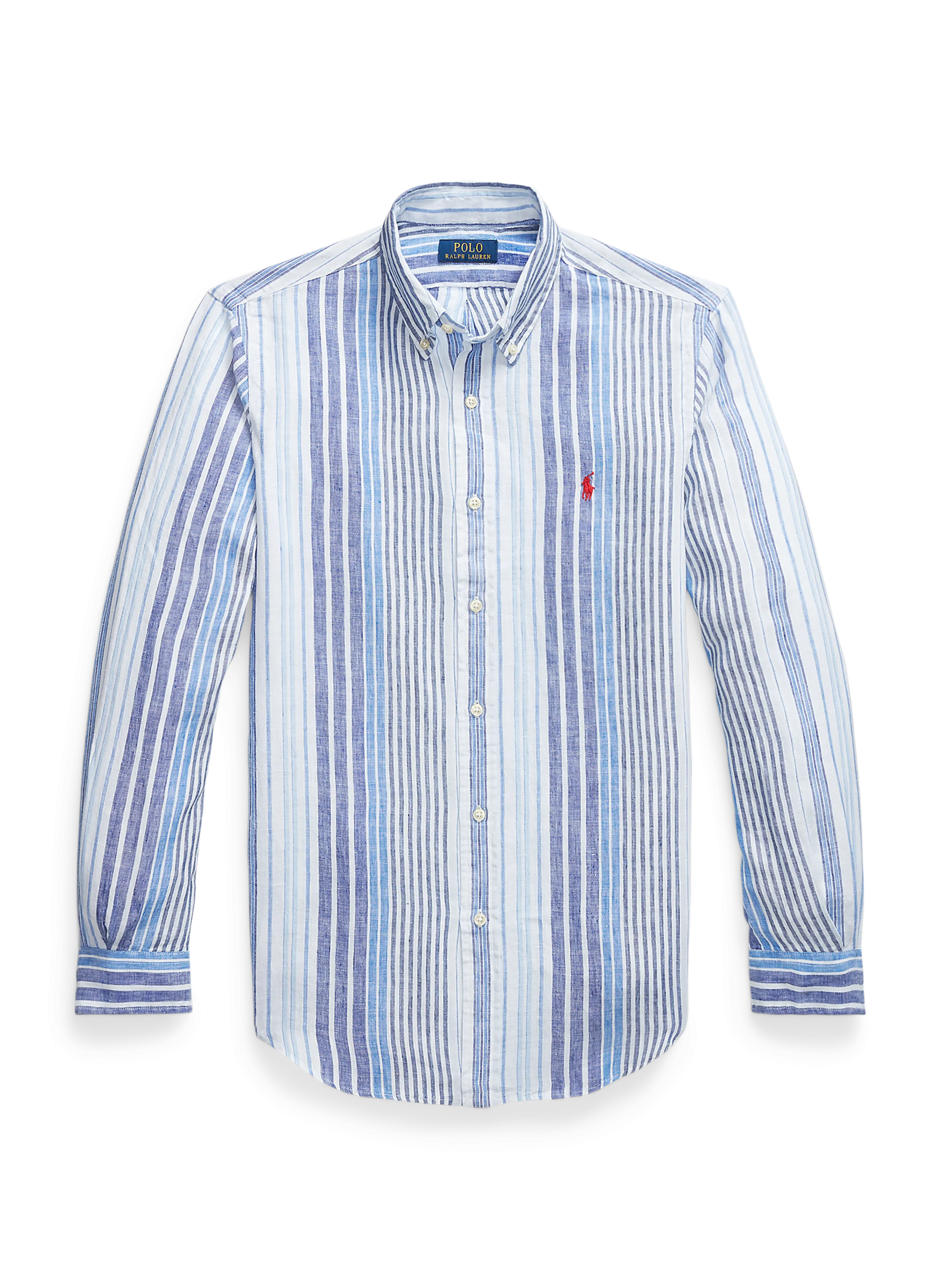 CHEMISE RAYé EN LIN - POLO RALPH LAUREN pour HOMME | Printemps