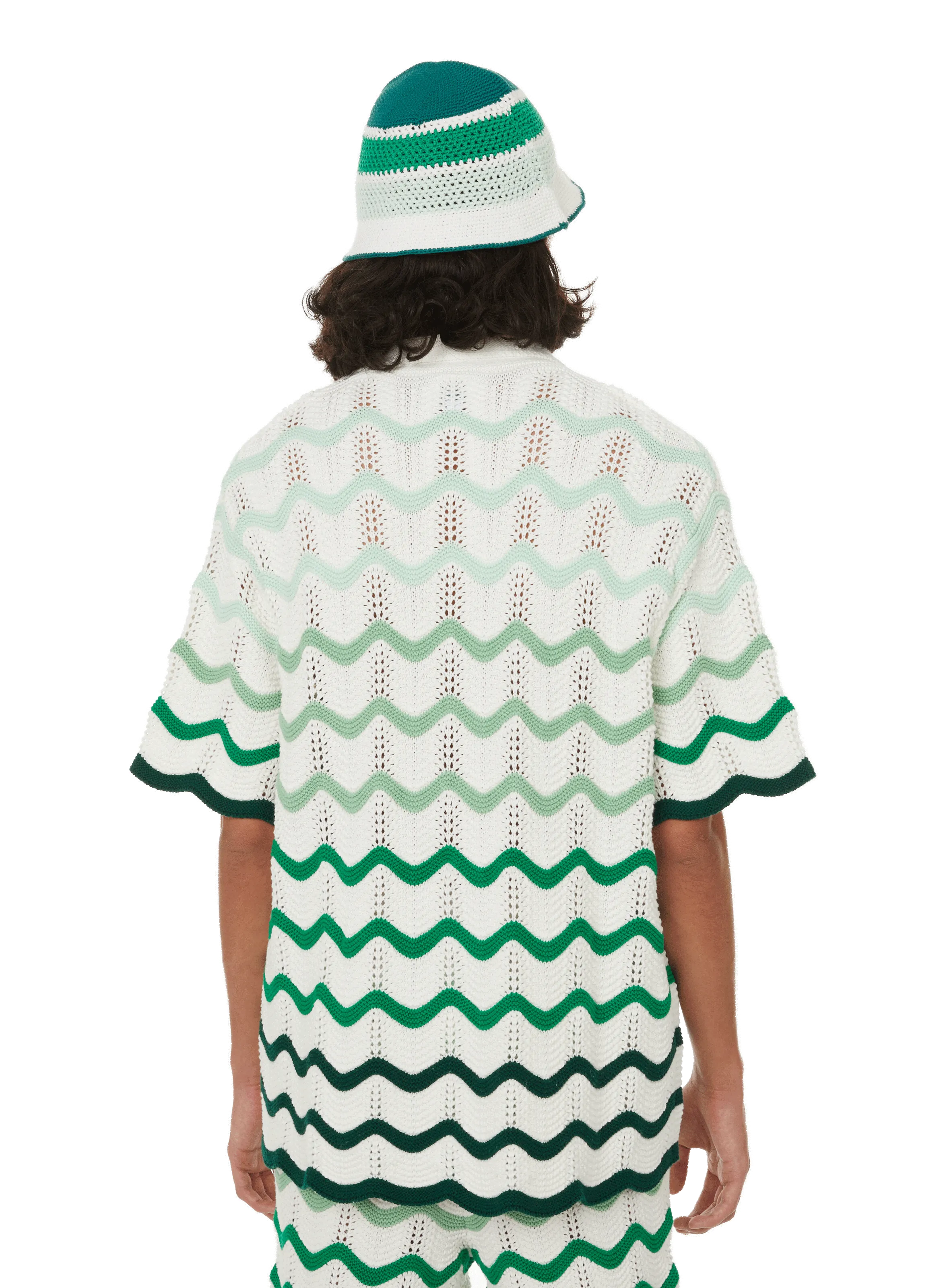 CHEMISE RAYé EN MAILLE - CASABLANCA PARIS pour HOMME | Printemps