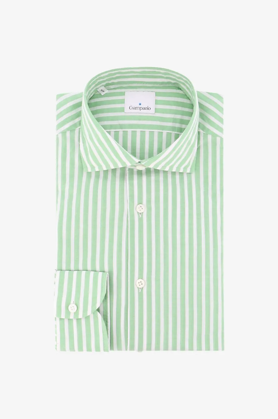 Chemise à manches longues en coton et lin