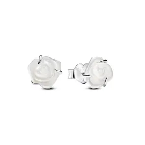 Clous d’Oreilles Rose Épanouie Blanche | 3 Suisses