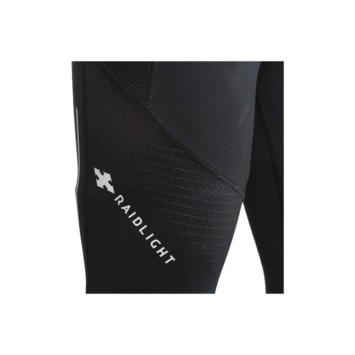 Collant Running RAIDLIGHT Homme RESPONSIV 3/4 TIGHT Noir