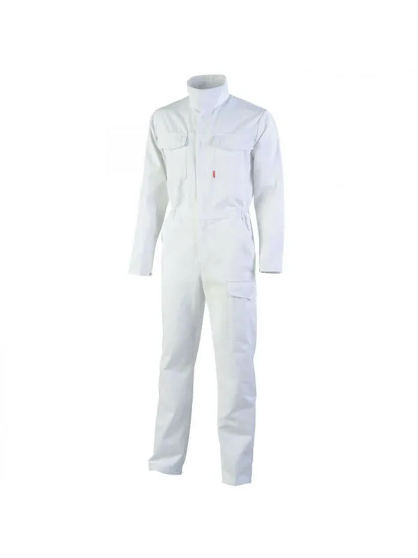 Combinaison blanche multipoches pour peintre