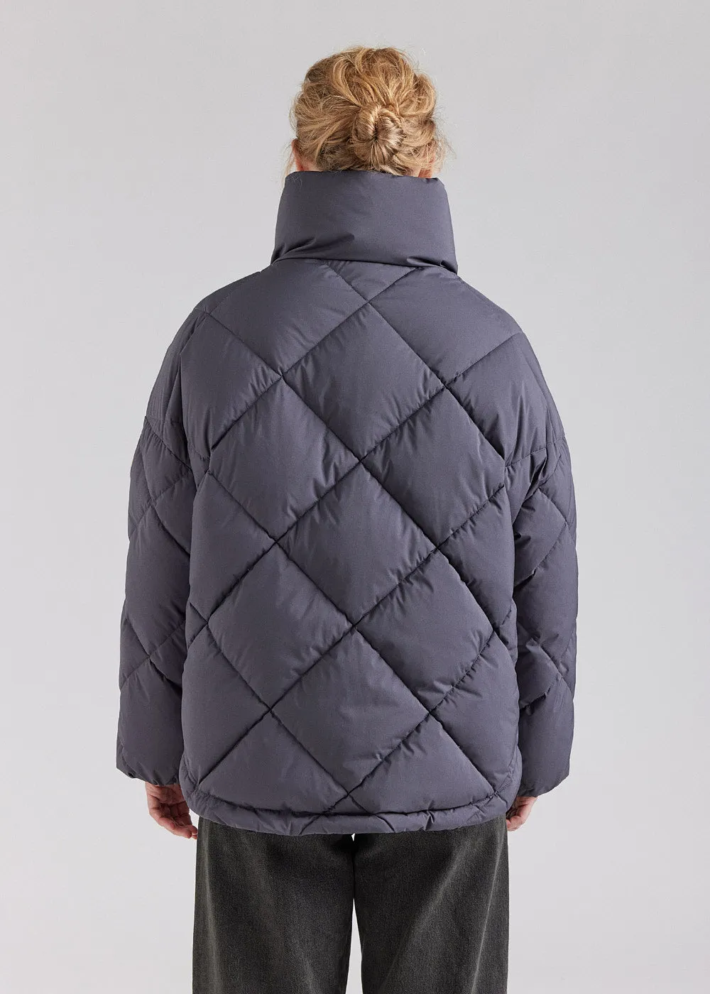 Doudoune oversize femme Pyrenex Adele avec col enveloppant Ebony
