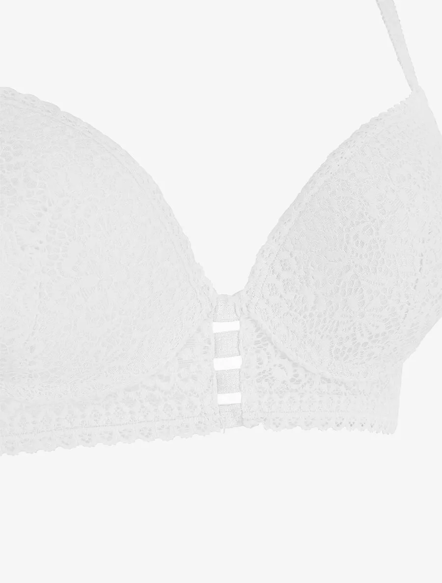 Ensemble en dentelle - Blanc