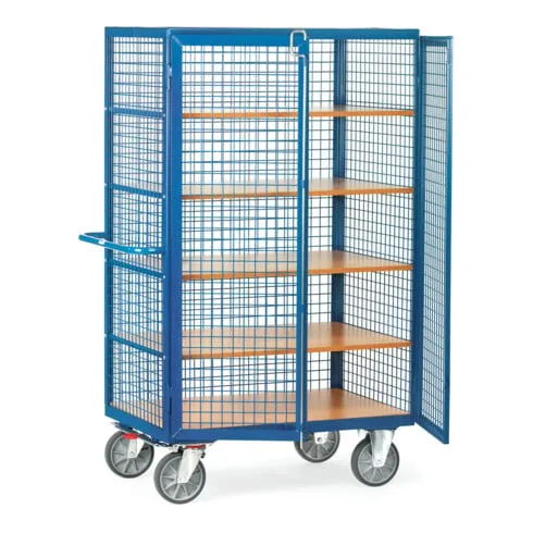 fetra Fourgon 4393 avec ridelles grillagées - charge max. 750kg pneus TPE
