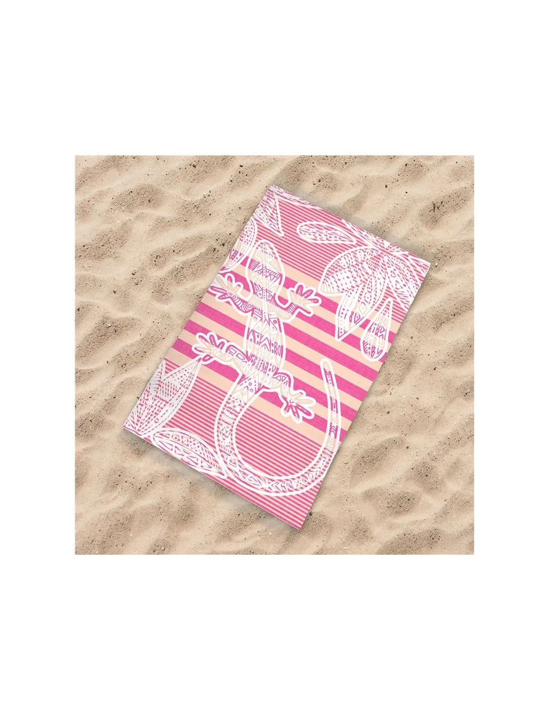 Fouta serviette éponge Secaneta 95 X 160 Galar Pink