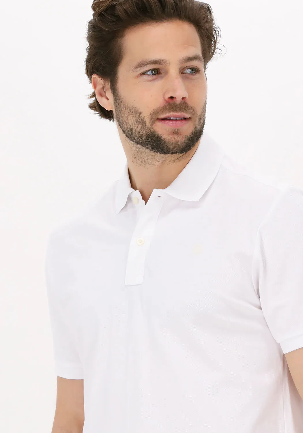 g-star raw polo dunda slim polo s/s blanc