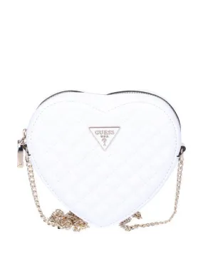 Guess Rianee Sac Bandoulière Micro Blanc - Achetez À Prix Outlet!