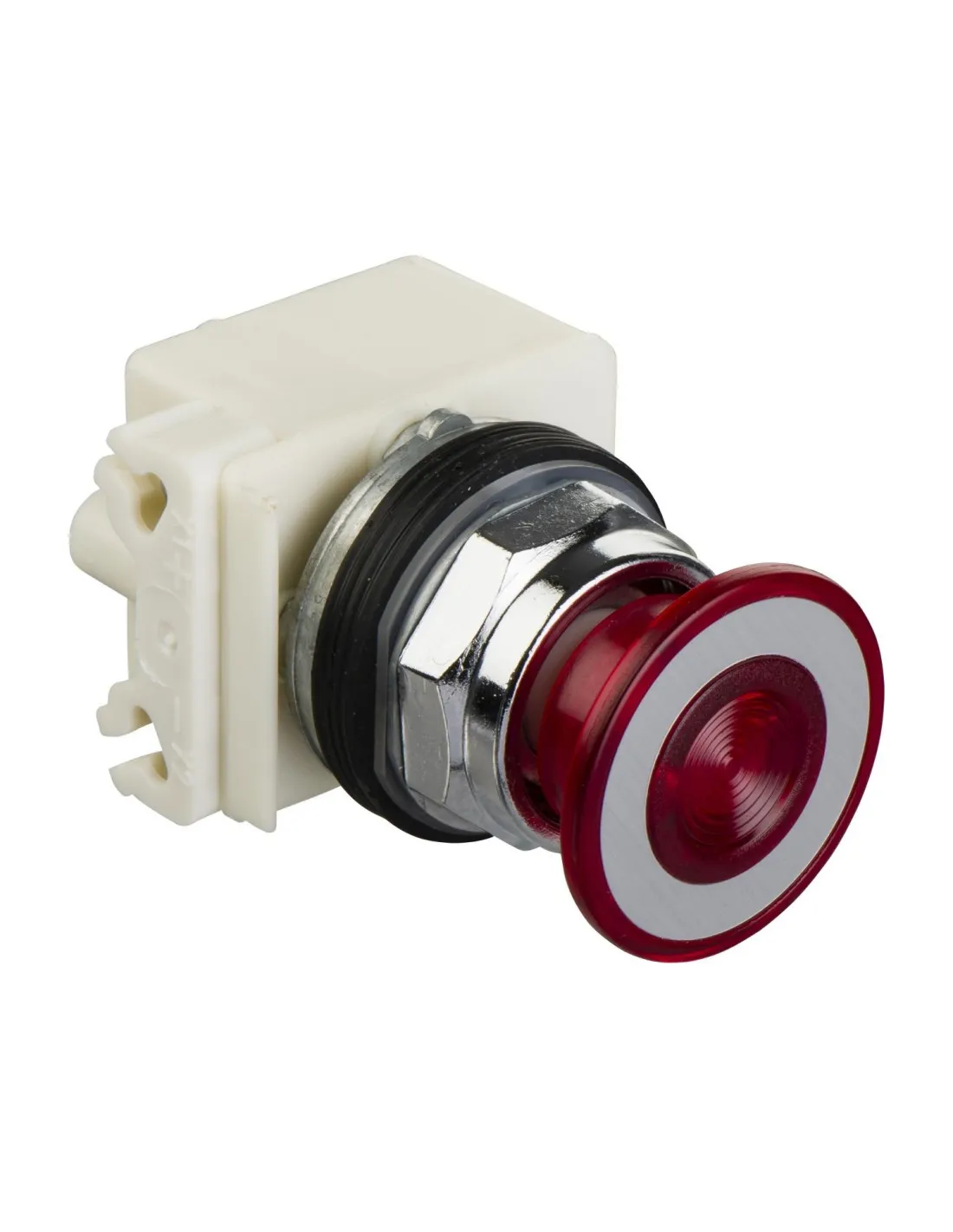 Harmony 9001K bouton-poussoir lumineux diam. 30 rouge 2 pos. sans contact SCHNEIDER 9001KR9P35LRR