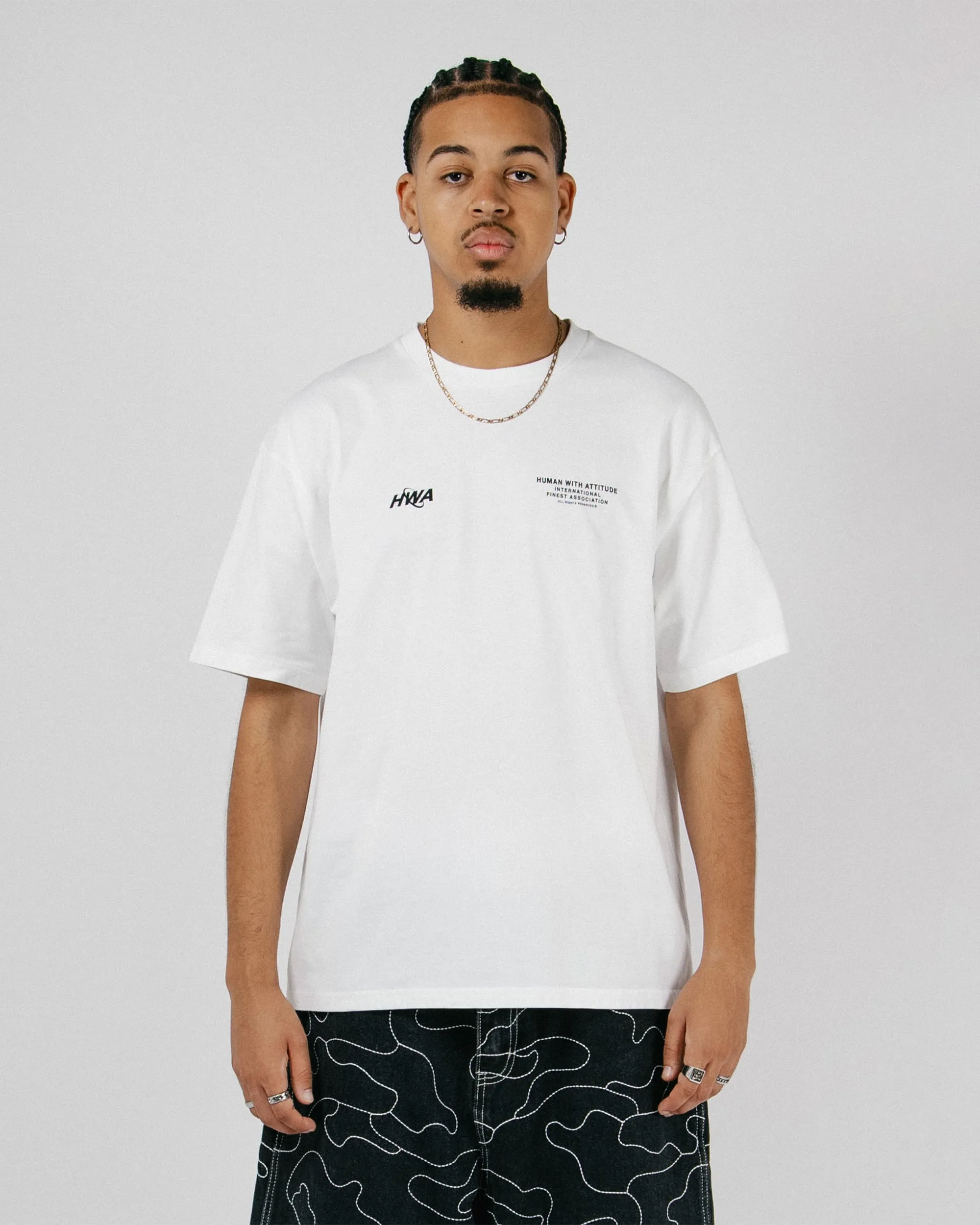 International T-shirt - Blanc