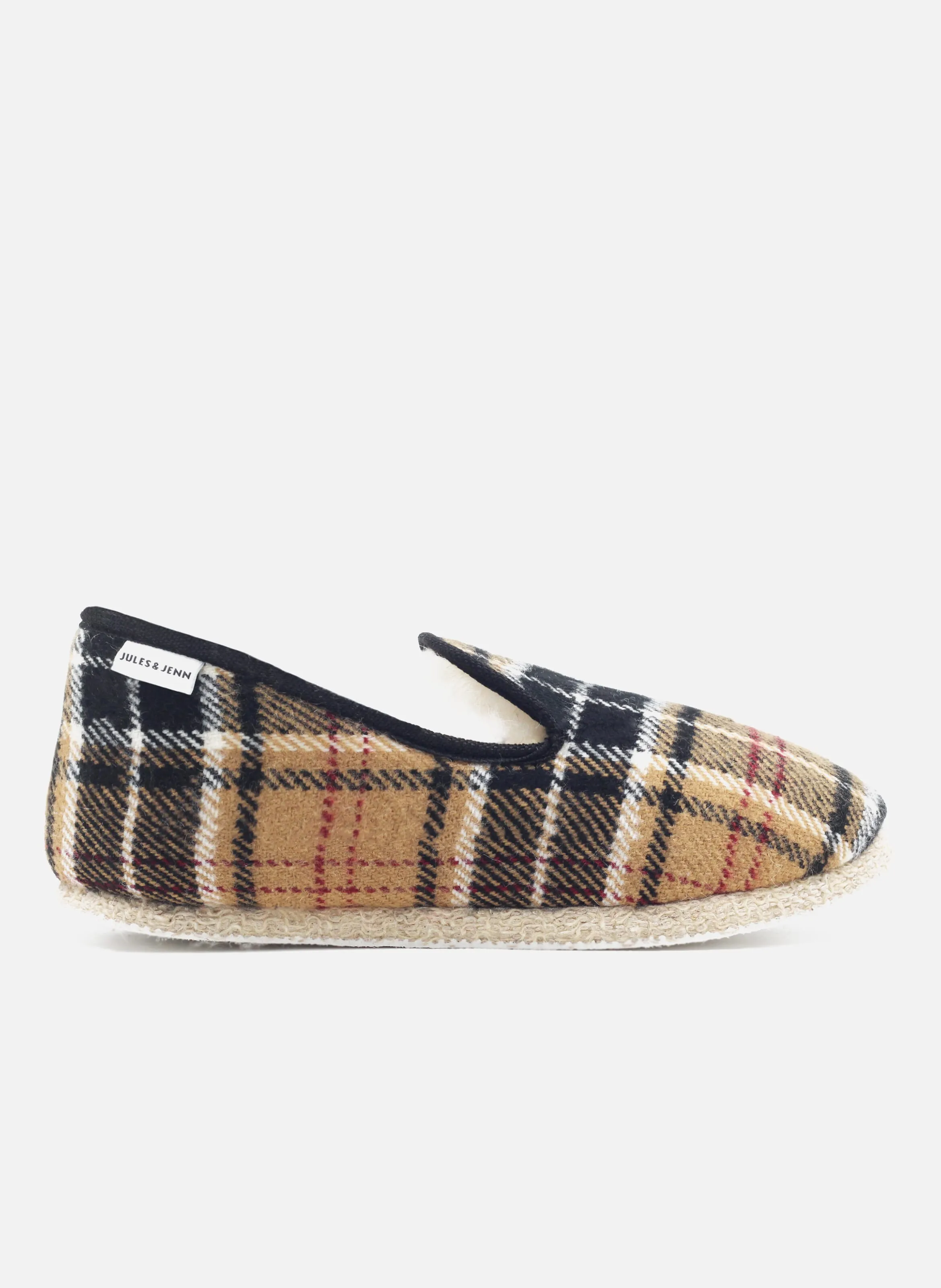 JULES & JENN  Charentaises tissu - Beige