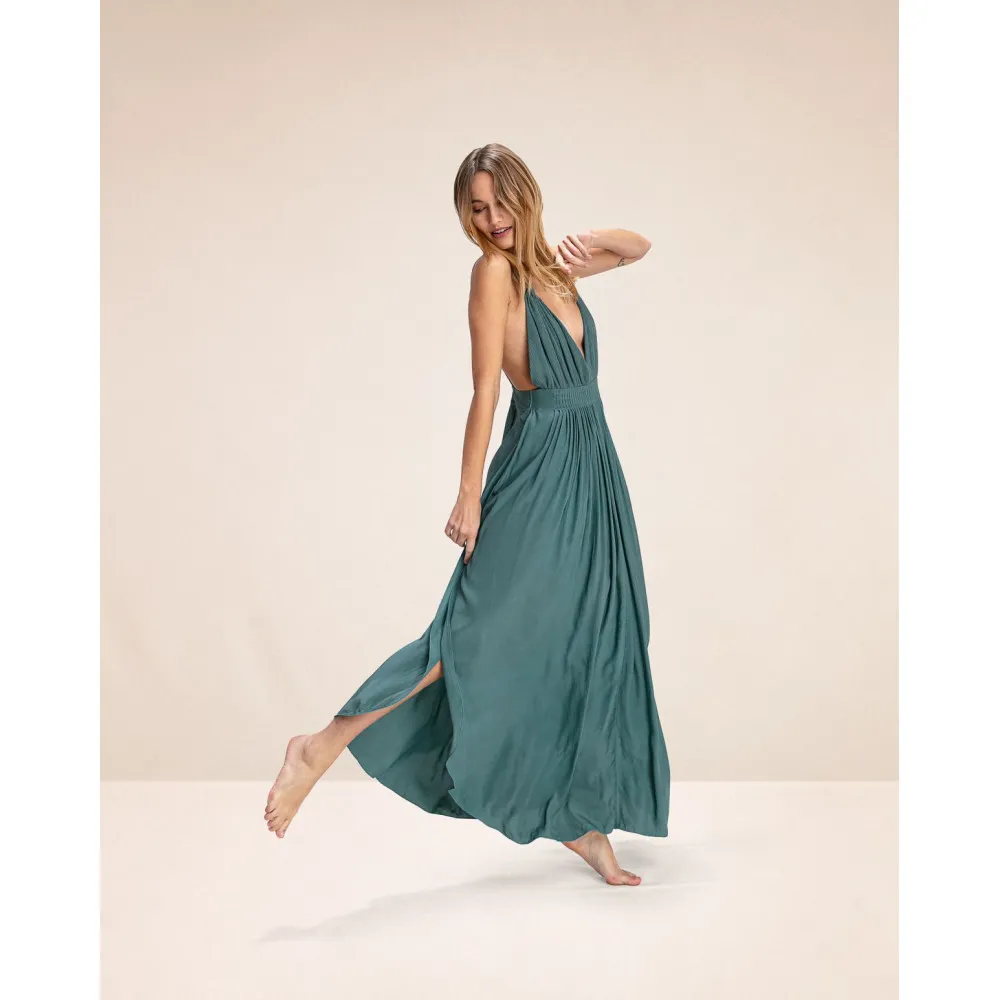 Karma Koma robe April jaune ou vert