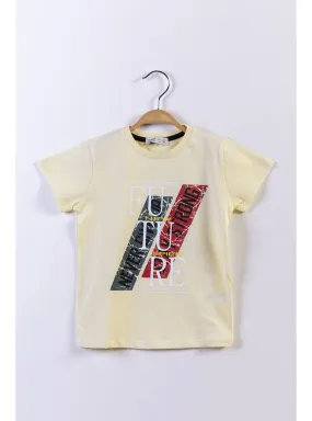 Light Yellow - Girls` T-Shirt