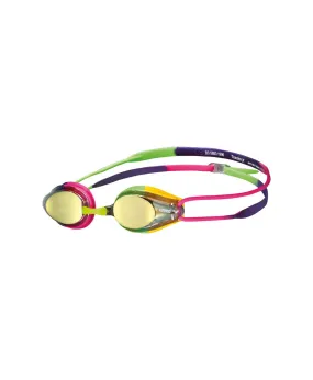Lunettes de natation Tracks Mirror Junior - Rose/Vert