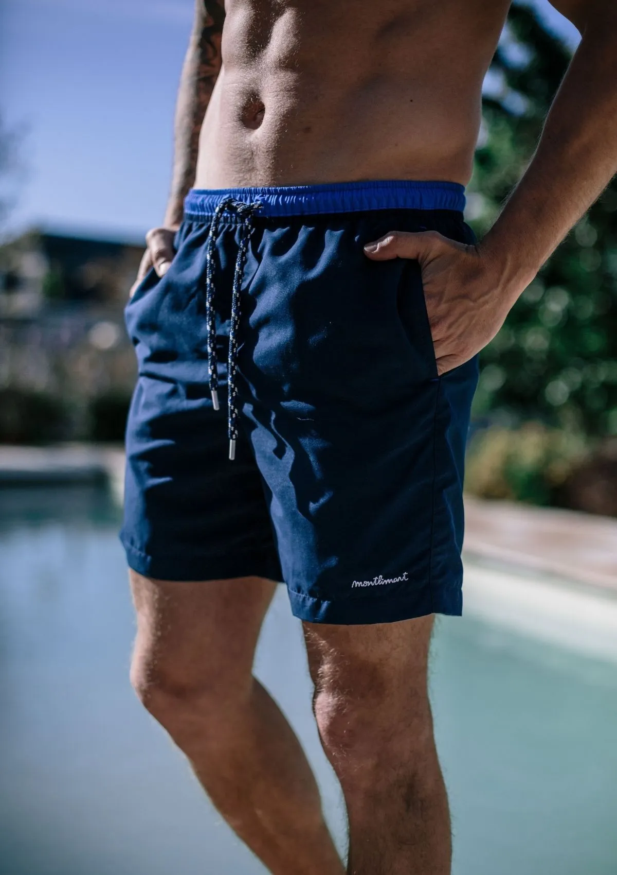 Maillot de bain plongeon bleu marine - Montlimart - Marques de France