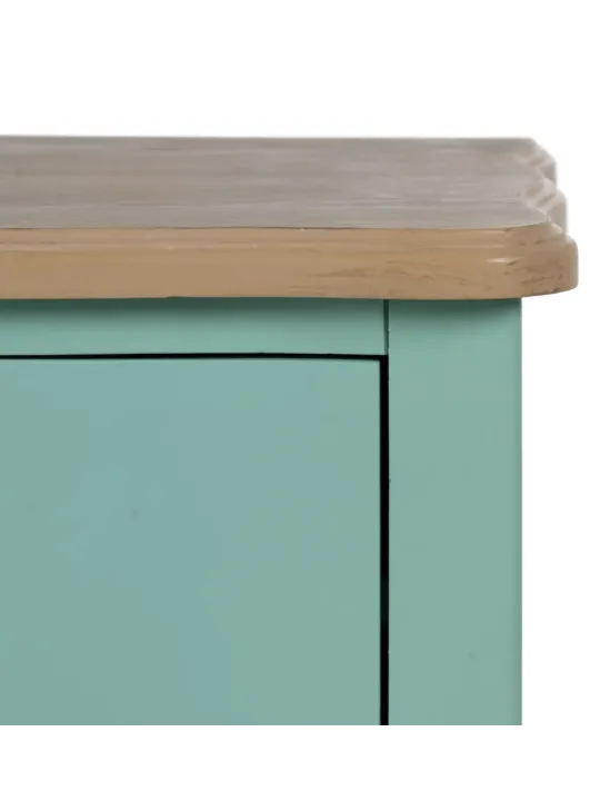 Meuble 2 Tiroirs Turquoise