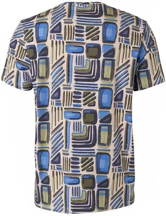No Excess T-Shirt Impression Bleu 20340450-137 commander en 