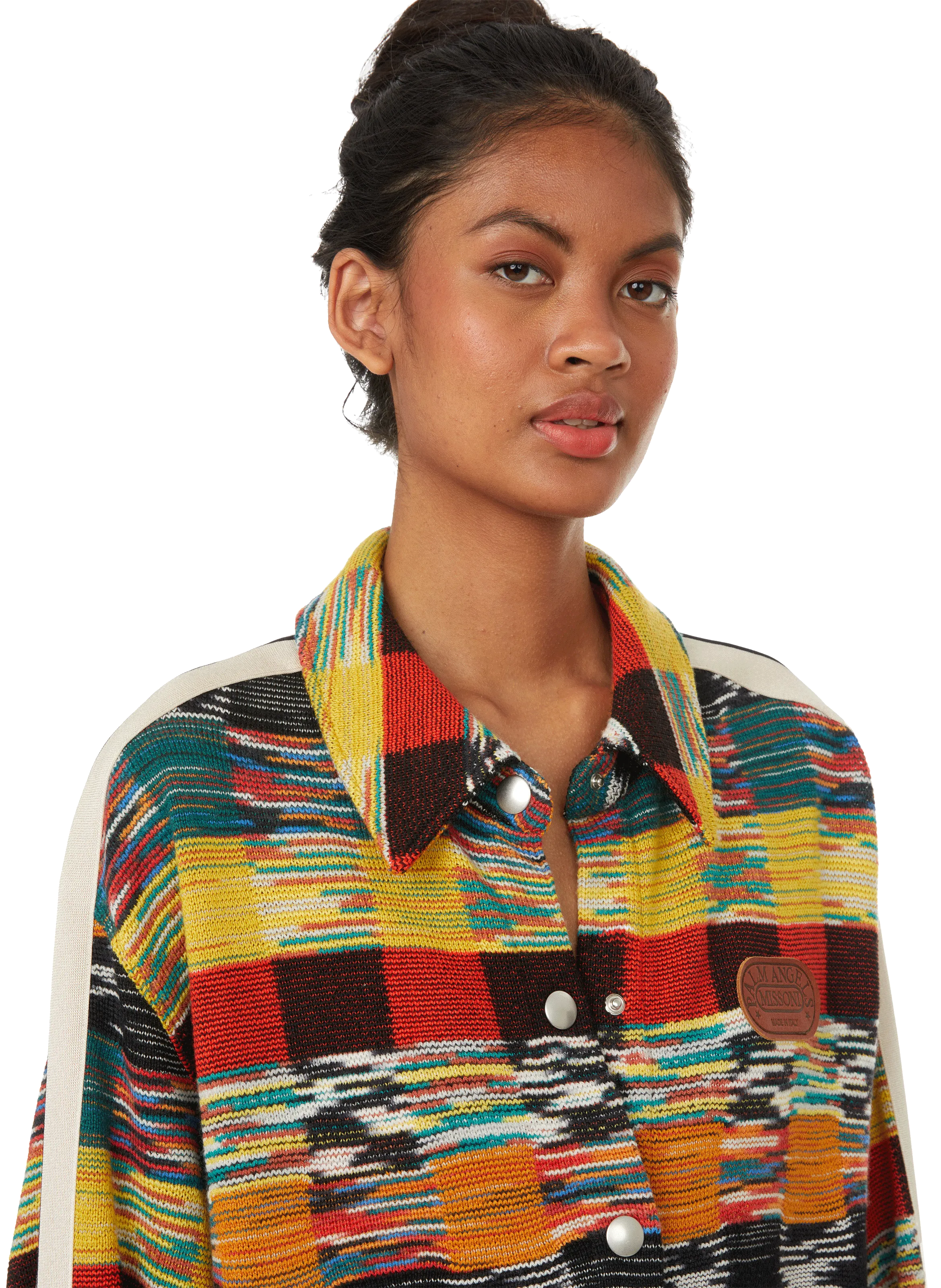 PALM ANGELS  Chemise Palm Angels x Missoni en laine vierge - Multicolore