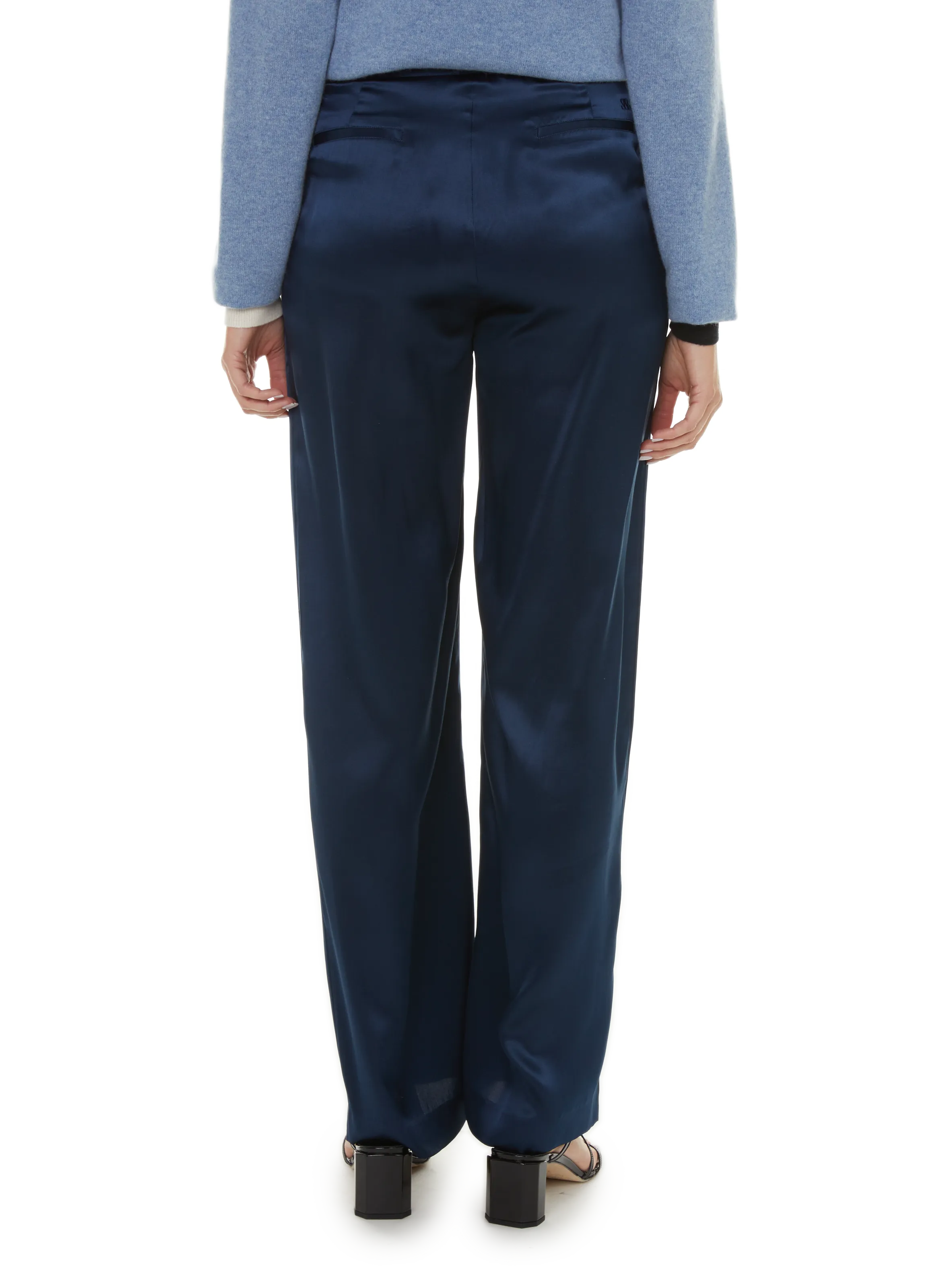 PANTALON EN SOIE - MAISON SARAH LAVOINE pour FEMME | Printemps