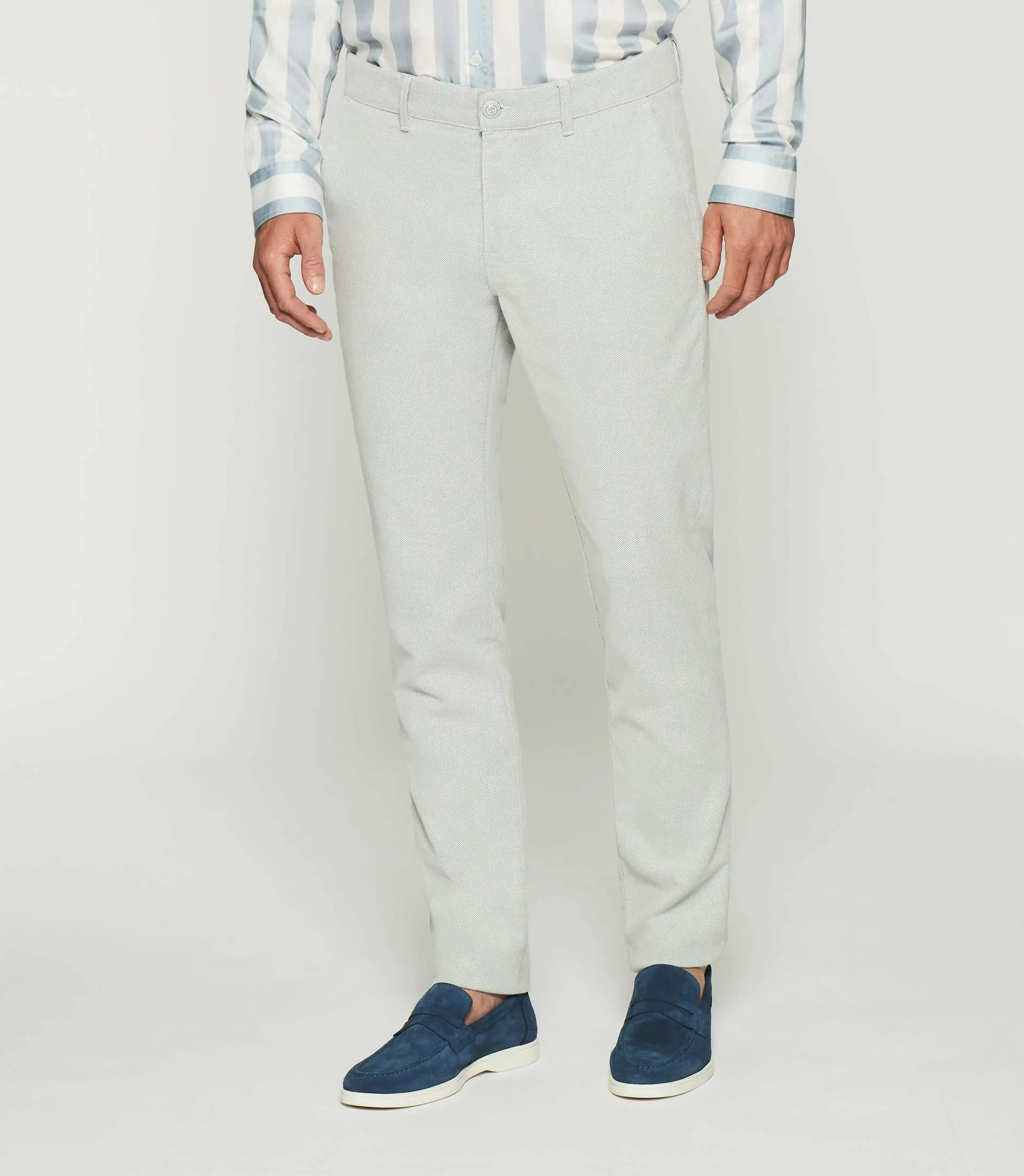 Pantalon slim slack bleu PARFAIT