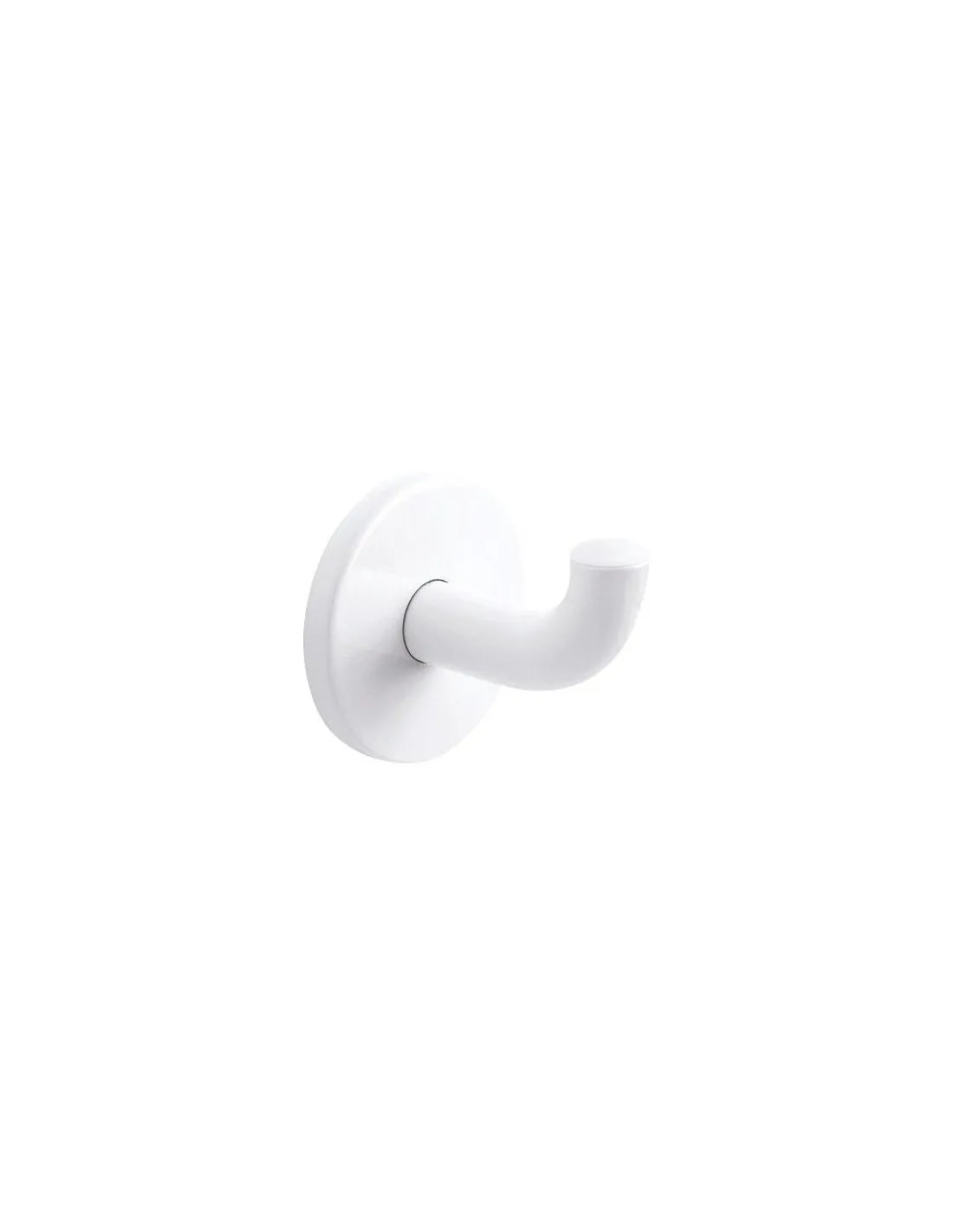 PATERE INOX EPOX BLANC D.62X65MM DELABIE 4043EW