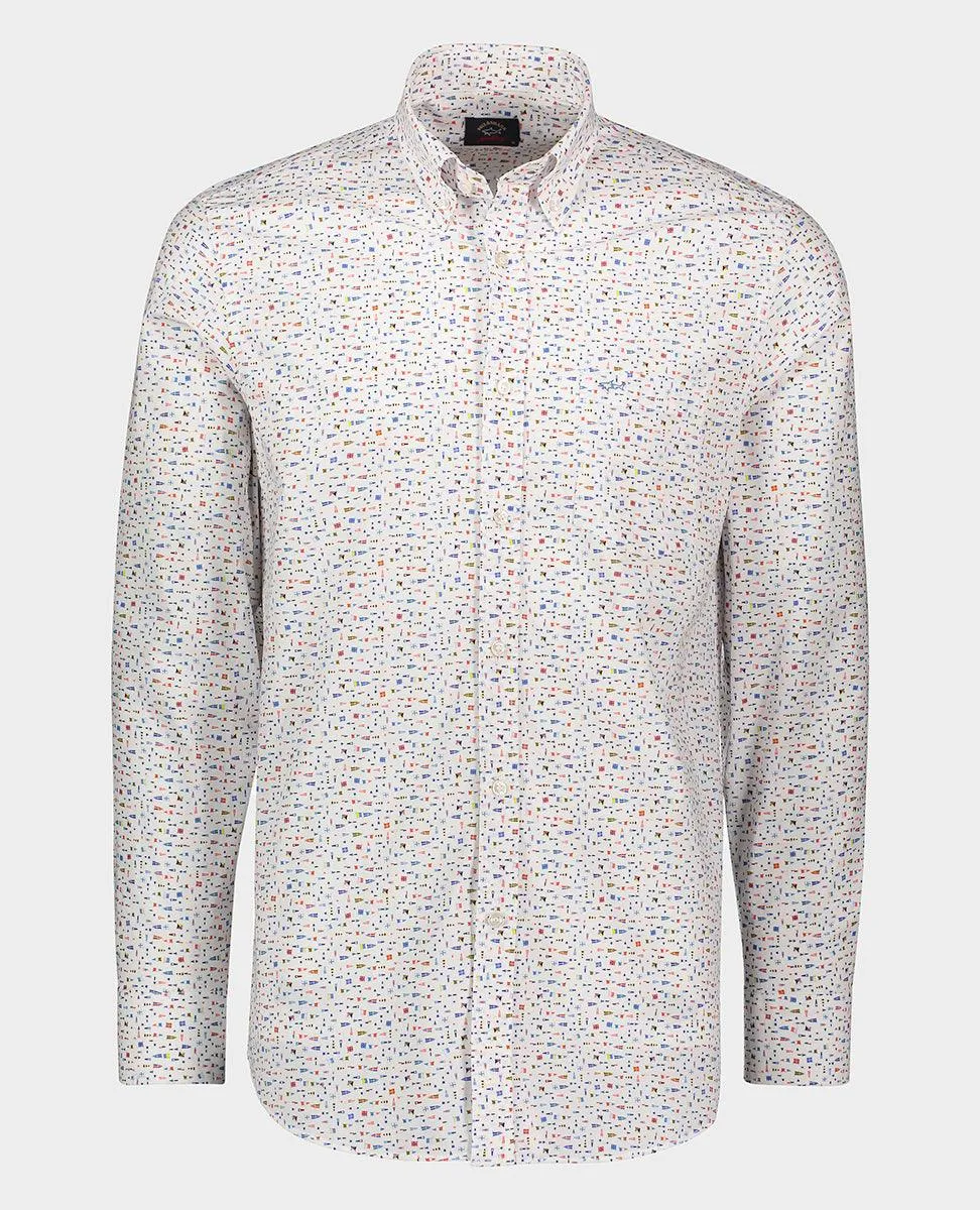 Paul & Shark - Chemise manches longues avec drapeaux nautiques